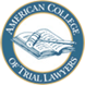 American College of Trial Lawyers Badge